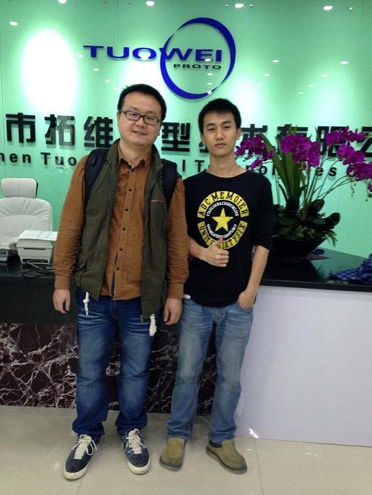 客户合影