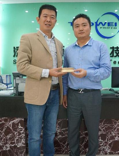 客户合影