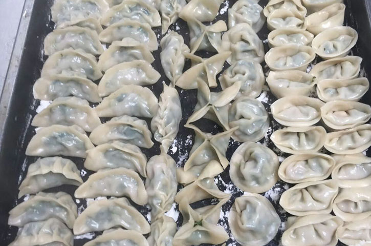 饺子细节图