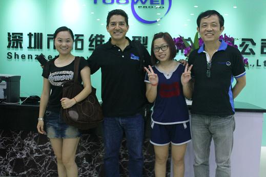 手板模型厂合影